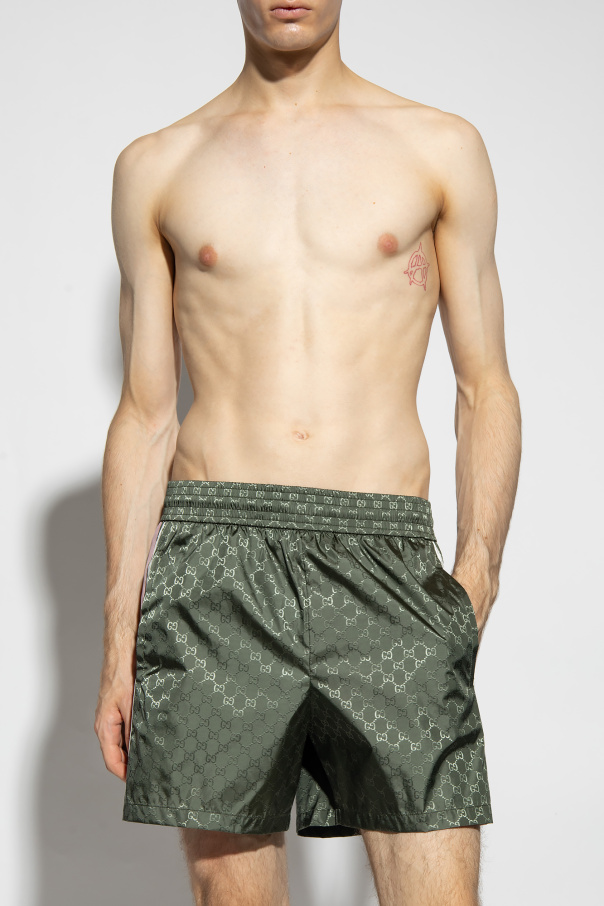 Green Swimming shorts Gucci Vitkac GB